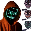 Image 2: Halloween LED Purge Mask Light Up Funny Masks