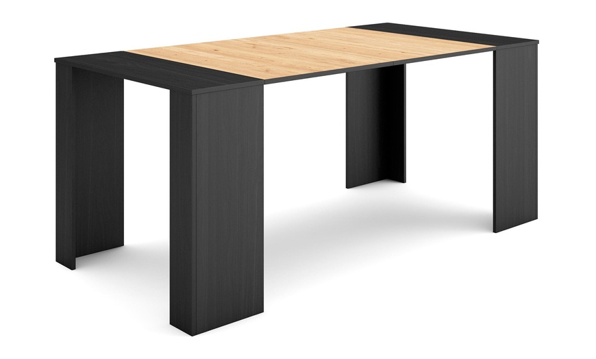 Image 11: Extendable Console Table for 8 Diners