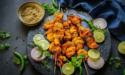 (Vroegboekkorting) Voor 1 persoon - Indiaas 3-gangenmenu à la carte met naan - Mango Leaf