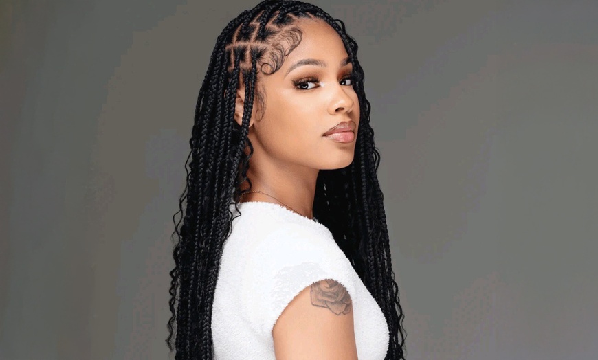 Image 1: Natural Hair: Cut, Blow Dry, Twist or Corn Roll for All