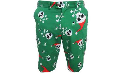 image for LoudMouth Jingle Bones Men's Flat-Front Golf Shorts