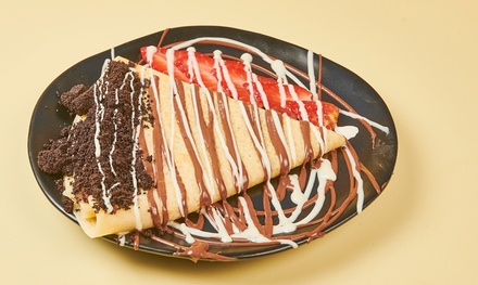 2x Crêpes nach Wahl – je 2x Soßen, 2x Toppings, 1x Frucht - Churrolade Neuköln