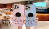 Astronaut Stand Phone Case Plating Silicone Cover For iPhone 12 Pro MAX 11 XS