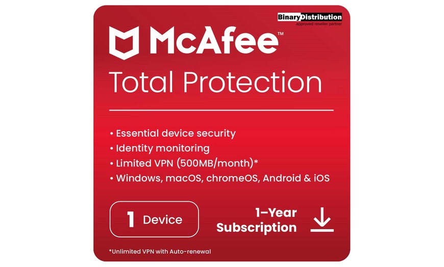 Image 3: McAfee Total Protection 2024 voor 1 of 2 jaar