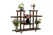 Artisasset 4-Layer 12-Seater Multifunctional Wheel Wooden Plant Stand - Second Medium