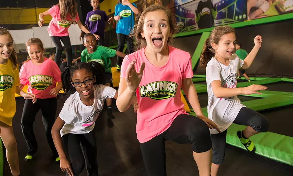 Two, Four, or Six Jump Passes or Birthday Party at Launch Trampoline Park - Milford (Up to 47% Off) - Primary Image