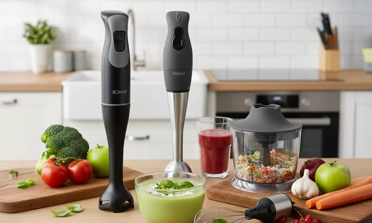 Bomann Stabmixer oder 3-in-1 Stabmixer-Set