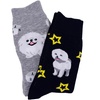Image 4: Chaussettes avec imprimé chien