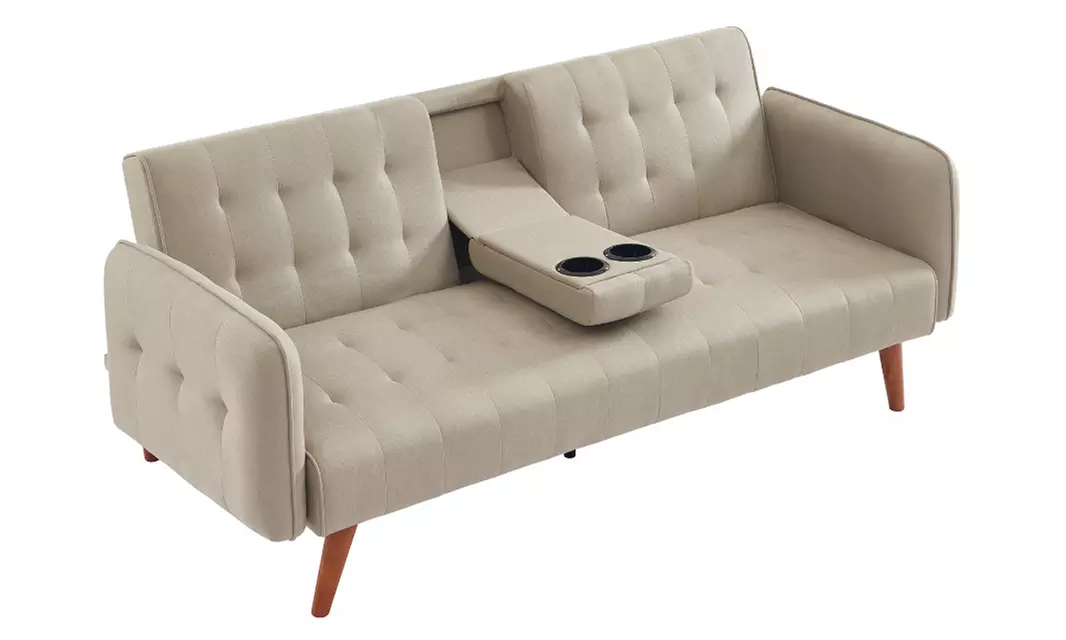 Canapé 3 places convertible "Perth" avec tablette centrale de Kocoon