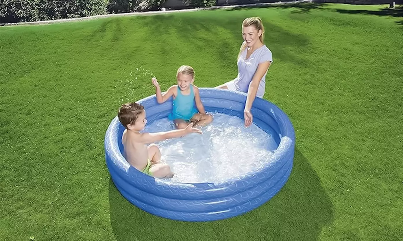 Kinderzwembad met opblaasring van Bestway