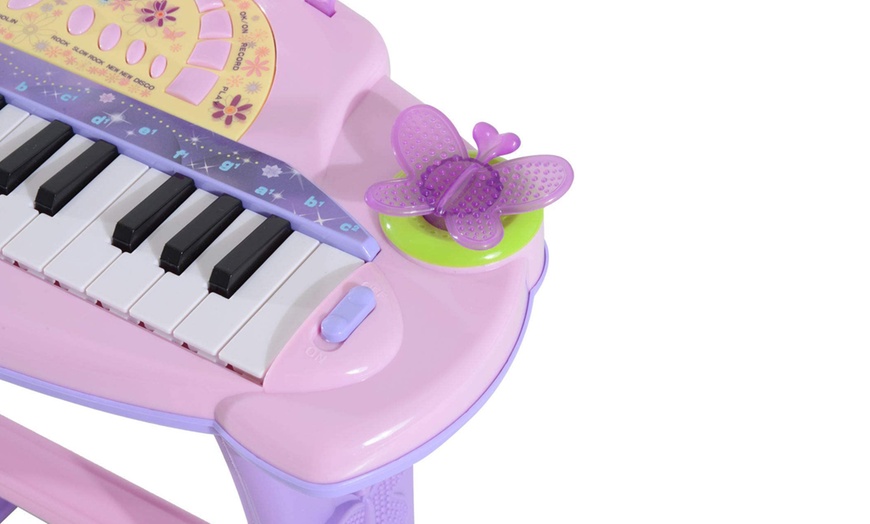 Image 18: HomCom Kids' Mini Electronic Keyboard selection
