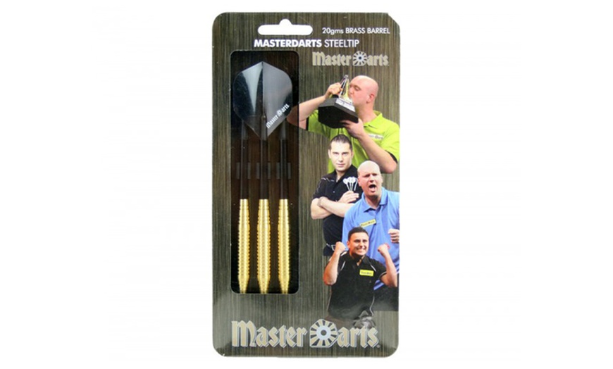 Image 3: Brass Barrel Dart Set