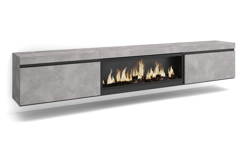 Image 11: Hangend tv-meubel met modern design en veel opbergruimte