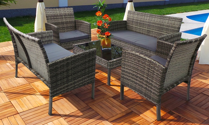 Xl Or Xxl Swing Harmony Rattan Effect Garden Furniture Lounge Set In Choice Of Colour