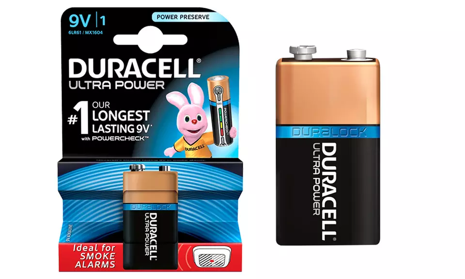 Pack of One Duracell Ultra Power 9V Battery - Primary Image