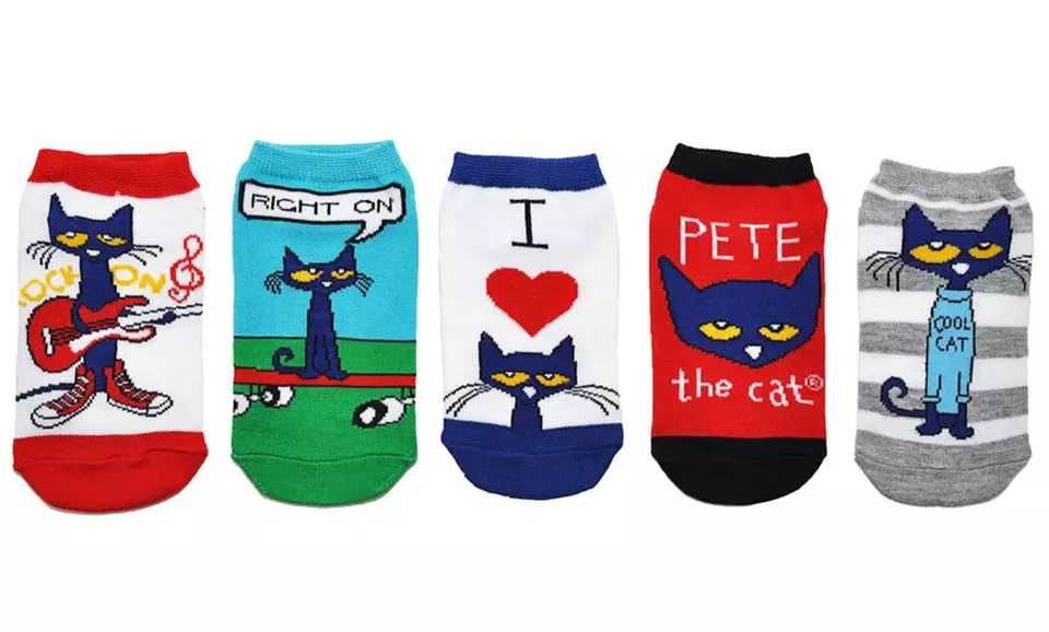 Kids Pete The Cat Socks - Primary Image