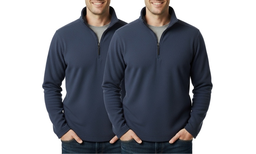 Image 9: Set 2 maglie da uomo in pile e micropile