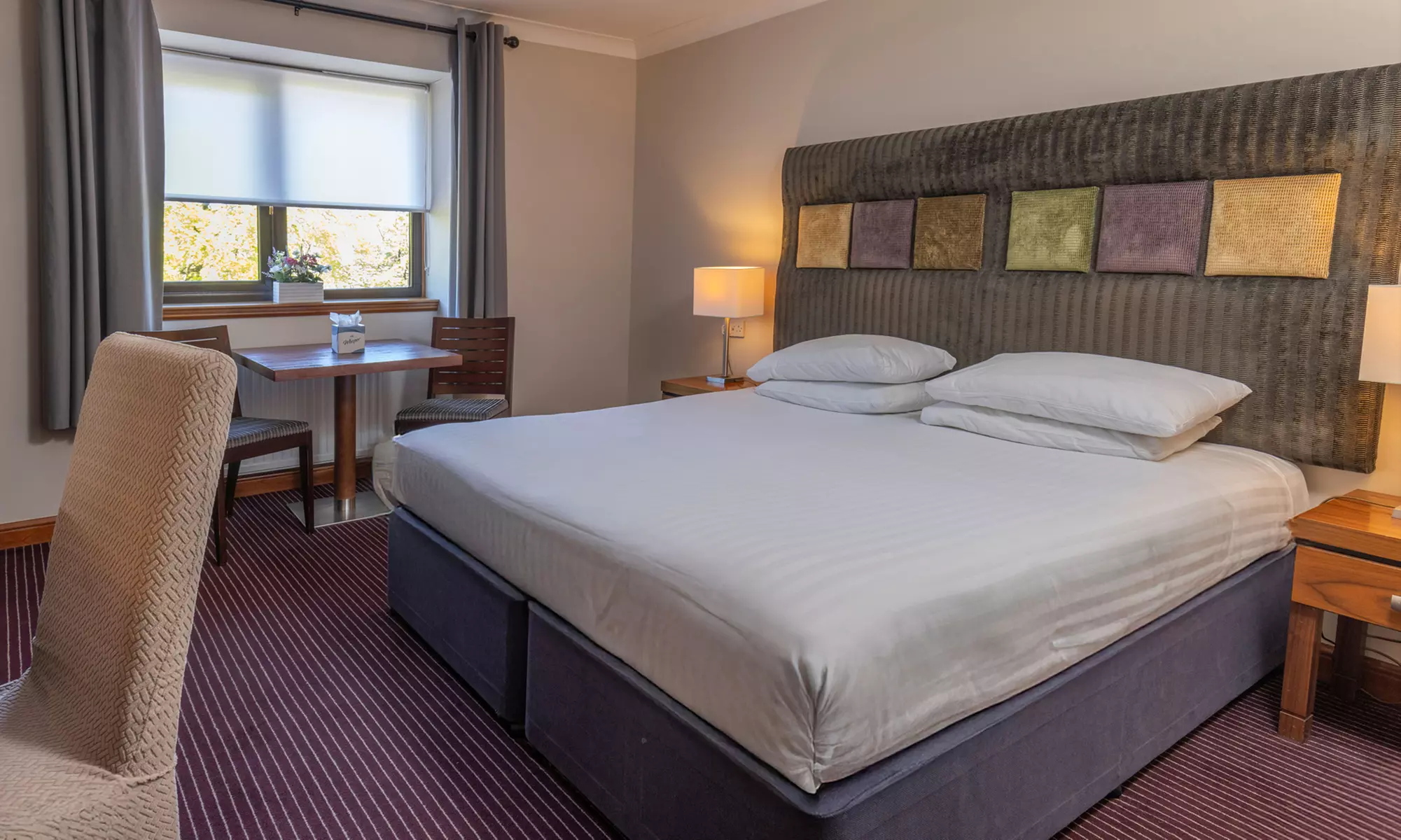 West Lothian: Standard Double Room with Breakfast and Late Check Out