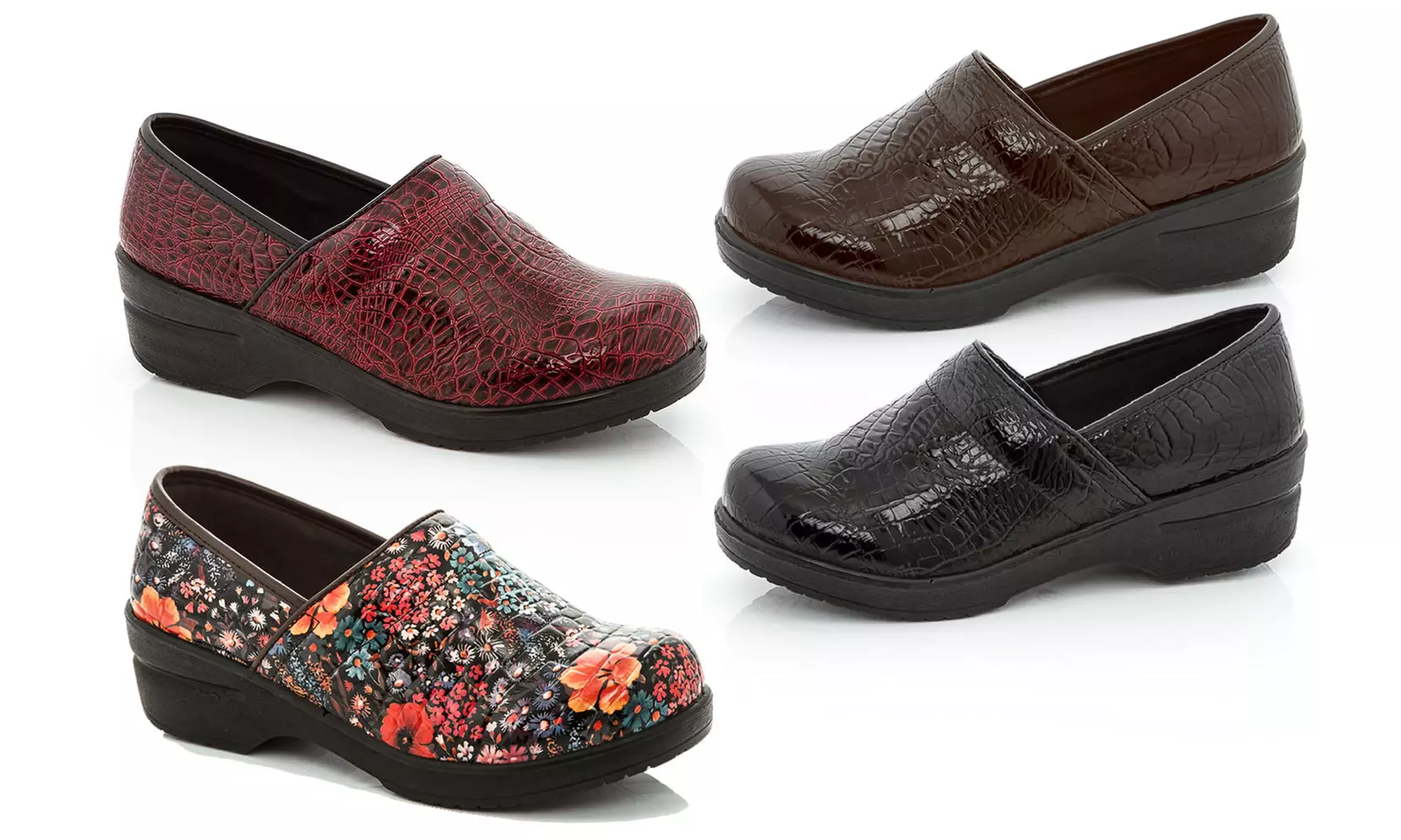 Rasolli Women's Debby Croco Texture Clogs - Primary Image