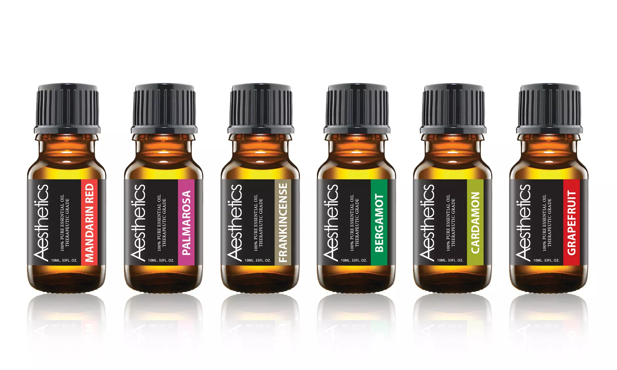 Up to 14-Pack Aesthetics 100% Pure Aromatherapy Essential Oils Gift Set 10ml