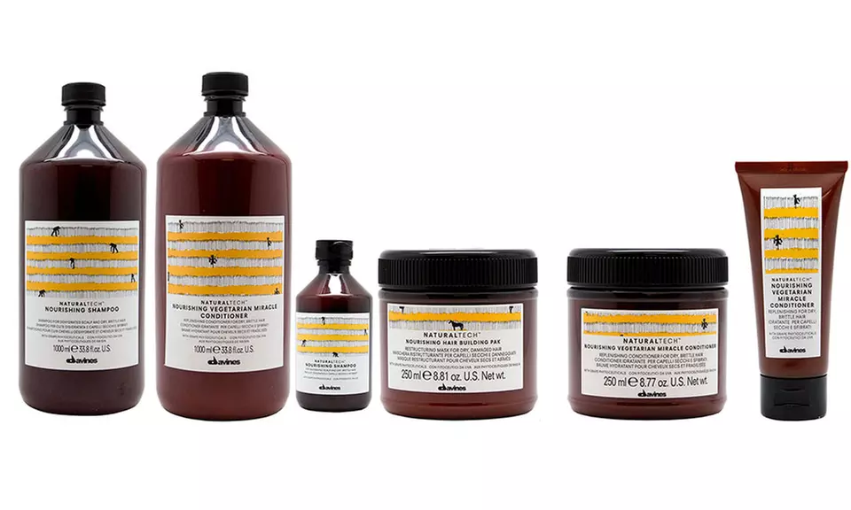 Davines Nourishing Shampoo and Vegetarian Miracle Conditioners - Primary Image
