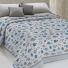 Image 2: Copriletto fantasia mare 100% cotone Made in Italy