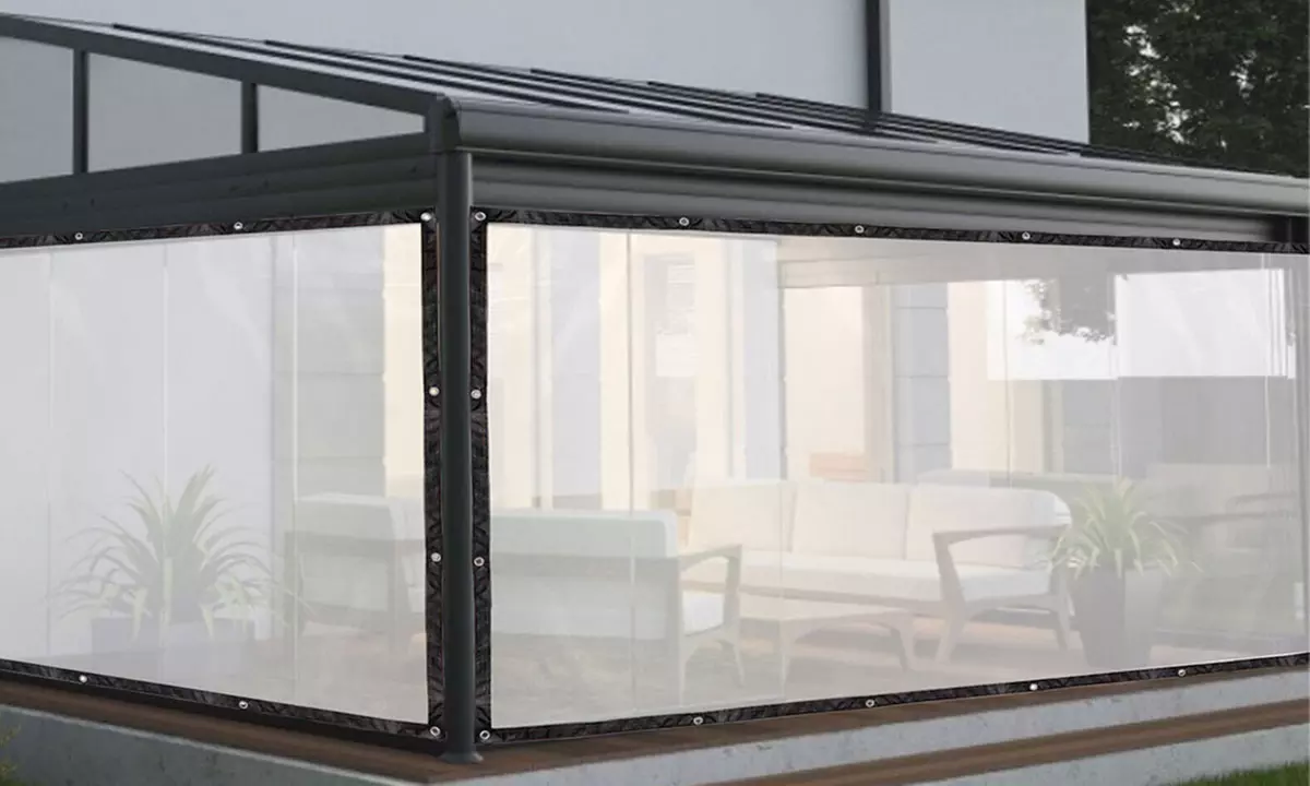 Clear Plastic Tarps with Grommets