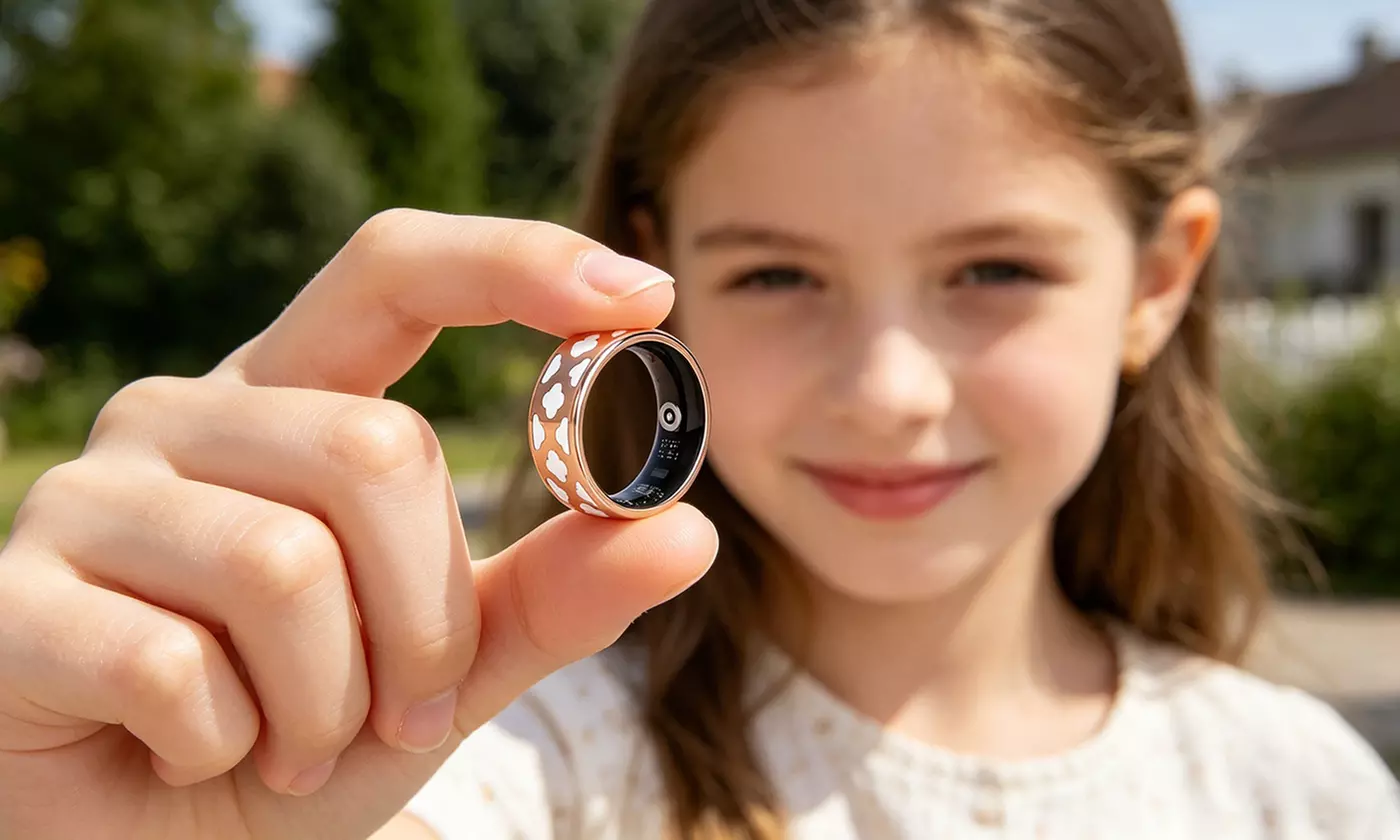 iMounTEK Smart Ring Health & Fitness Tracker with Charging Case