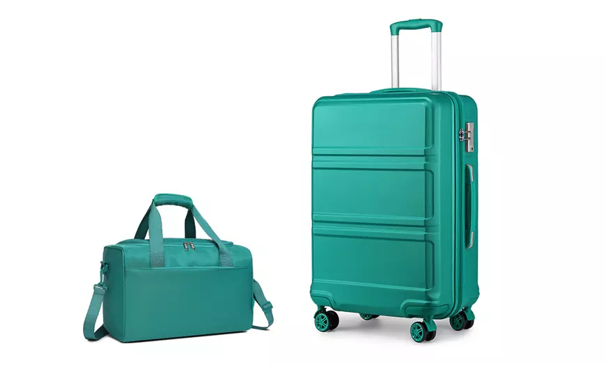 Image 9: Set van een harde koffer en bijpassende zachte cabin bag