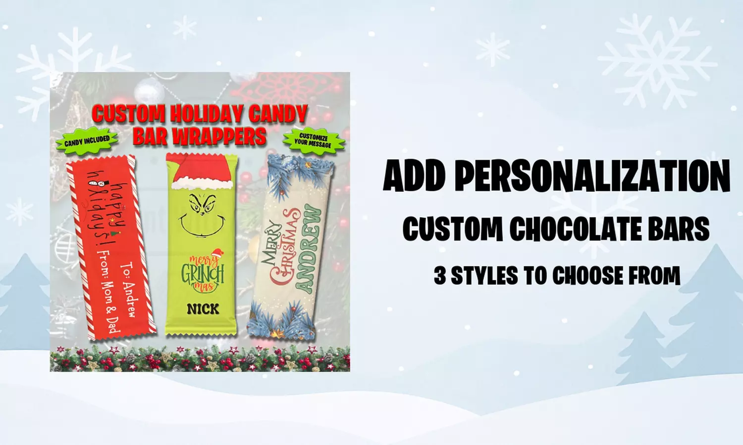 Christmas Snack & Candy Gift Box – Holiday Treats & Chocolate for Kids
