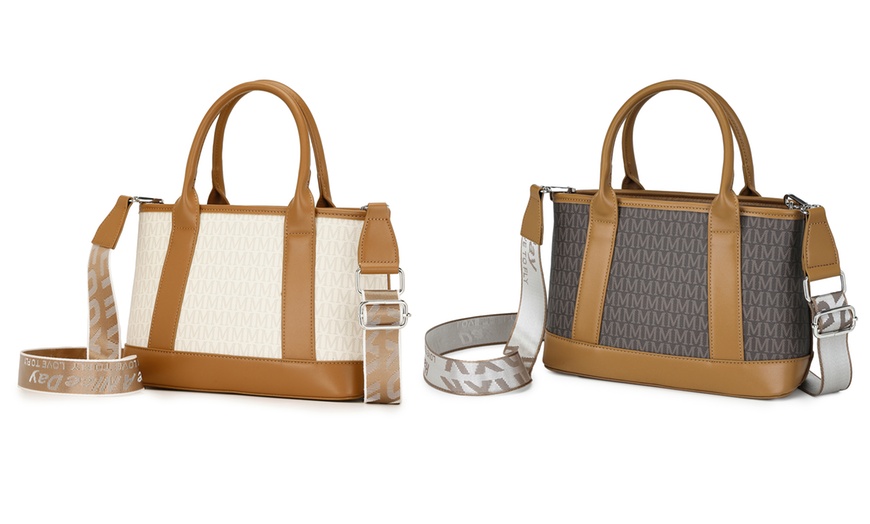 Image 1: Sac cabas élégant en cuir synthétique PVC