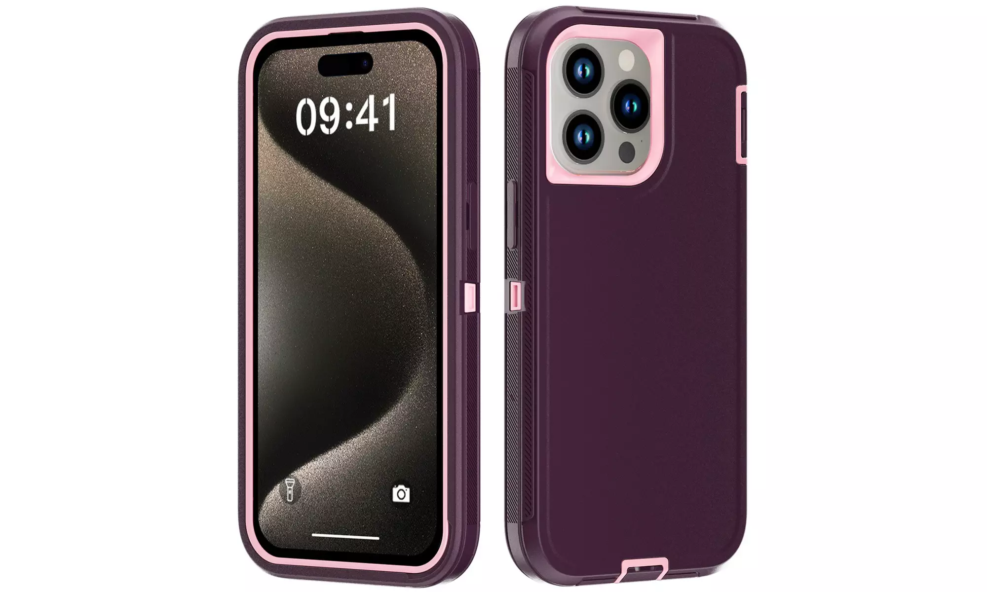 For iPhone 15 Pro Max 6.7 inch Case Heavy Duty Shockproof Rugged Hard Cover