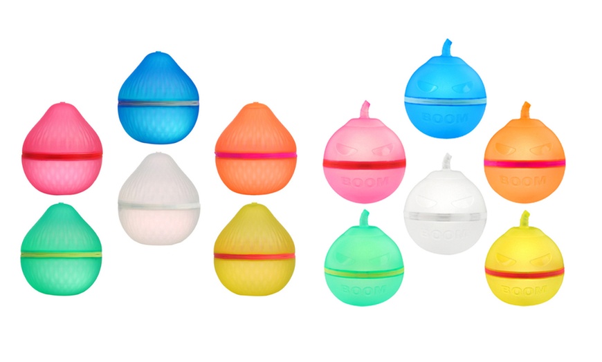 Image 19: Pack de 6 globos de agua reutilizables