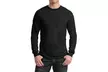 Galaxy By Harvic Men's Cotton-Blend Long Sleeve Crew Neck Tee - Second Medium