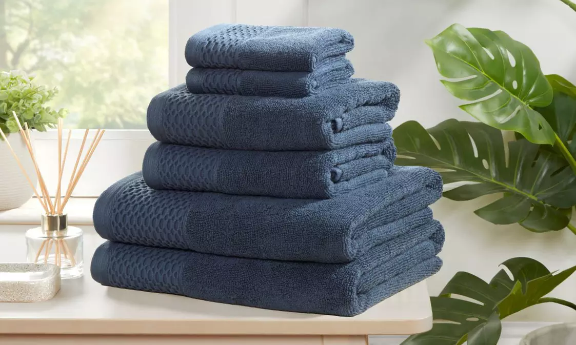 Eden Weave 6pc Towel Bale - 500gsm Cotton, Ultra-Absorbent, OEKO-TEX
