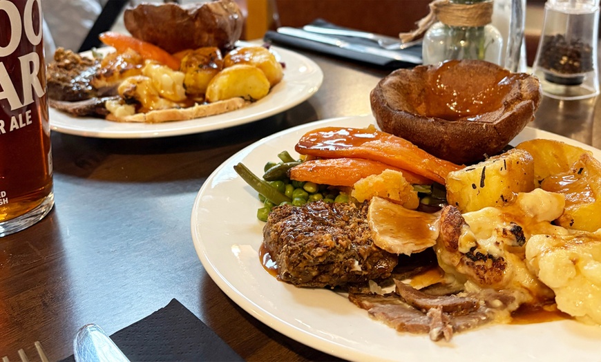 Image 5: Hearty Carvery & Dessert for Two or Four