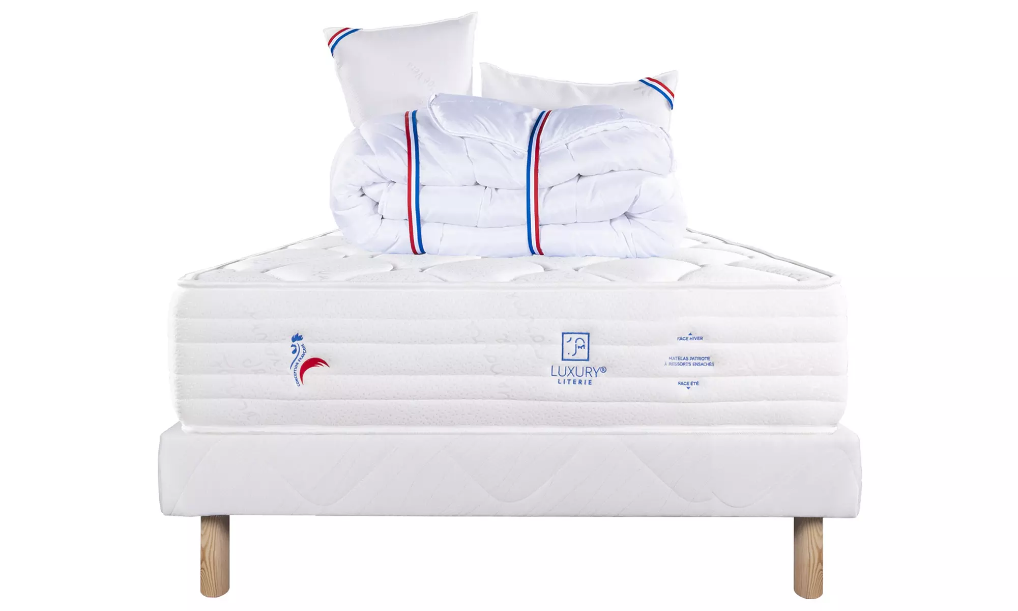 Colchón de espuma Patriote, firmeza 7/10, 26 cm de espesor