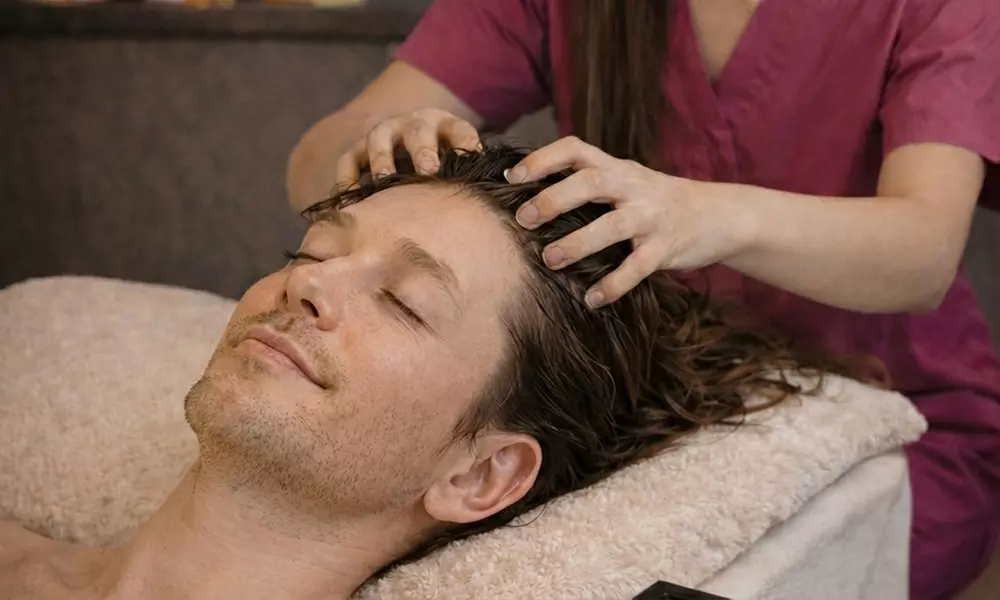 Head Spa Kopf-Massage-Zeremonie für 1 oder parallel für 2 Personen