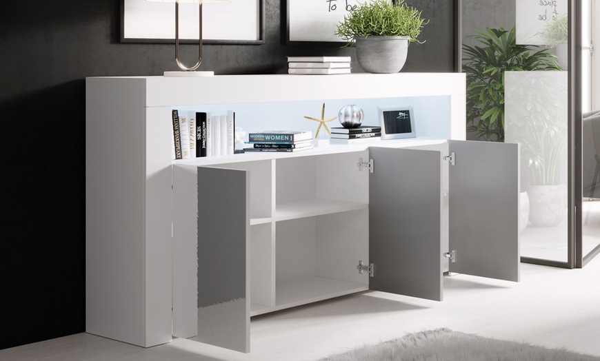 Image 6: Buffet "Aker" avec lumières LED intégrées