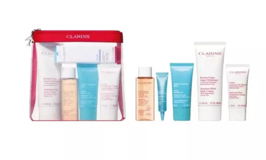 Image 1: Clarins Travel Gift Set