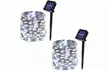 2 Pack Solar Lights Outdoor Solar String Lights Solar Christmas Decor Lights - Second Medium