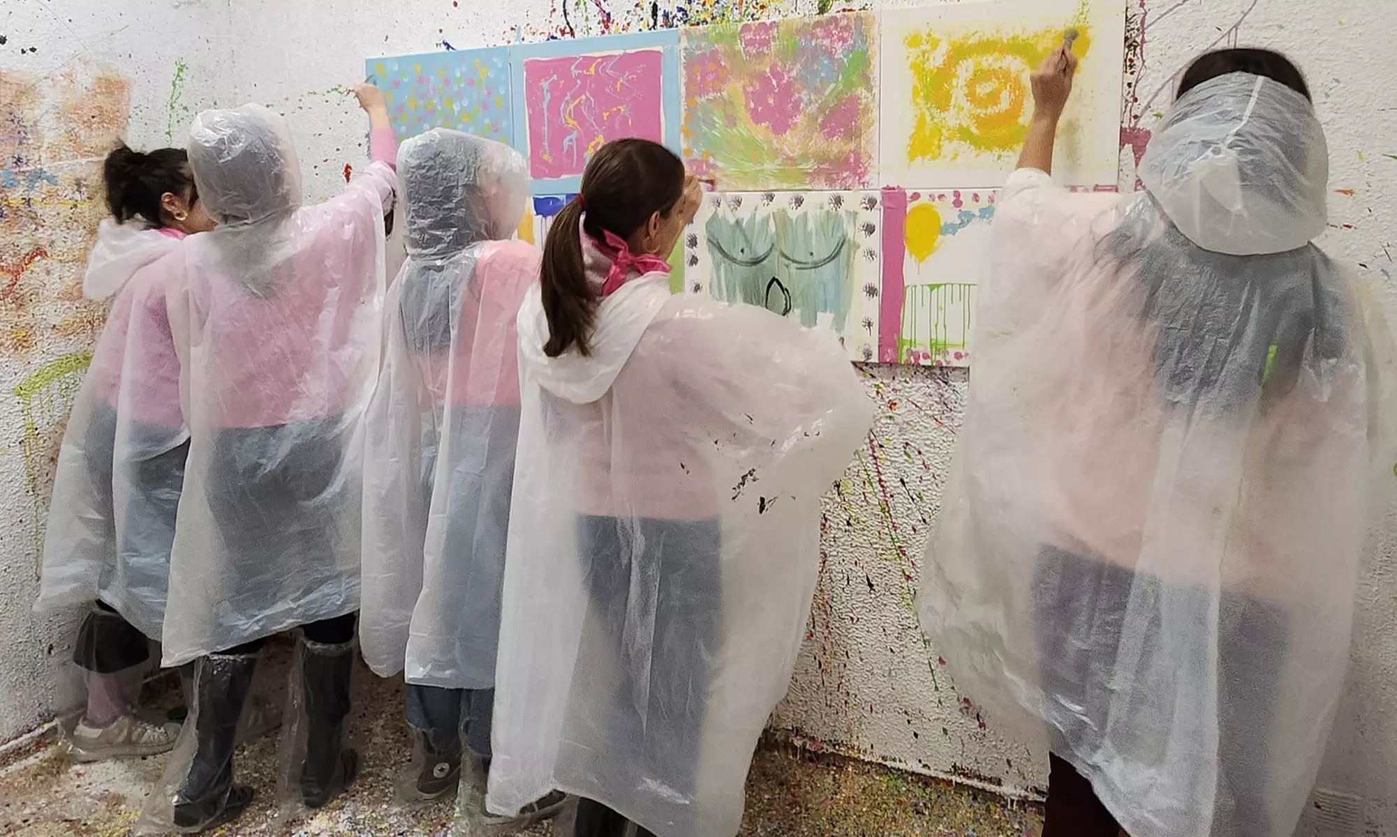 Sesión de pintura "Salpicarte" para 1 o 2 personas junto a Atocha