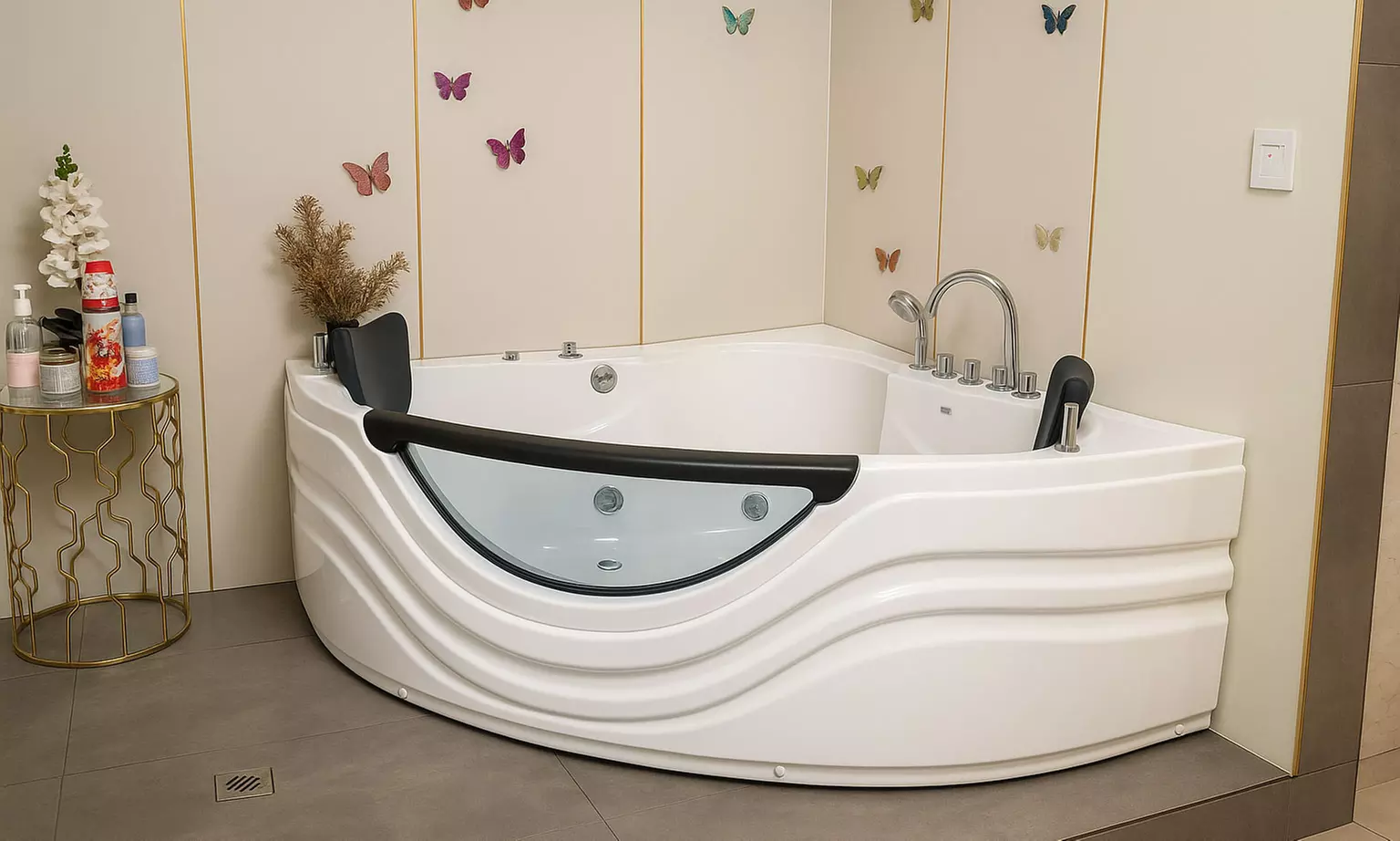Revitalise with Relaxing Hot Tub with Optional Full Body Spa Treatment