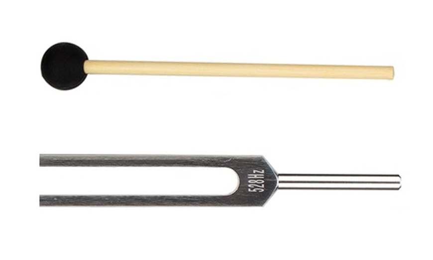 Image 3: 528HZ Tuner Tuning Fork Healing Sound Therapy