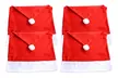 4x oder 8x Weihnachtliche Stuhlhussen in Rot/Weiß - Second Medium