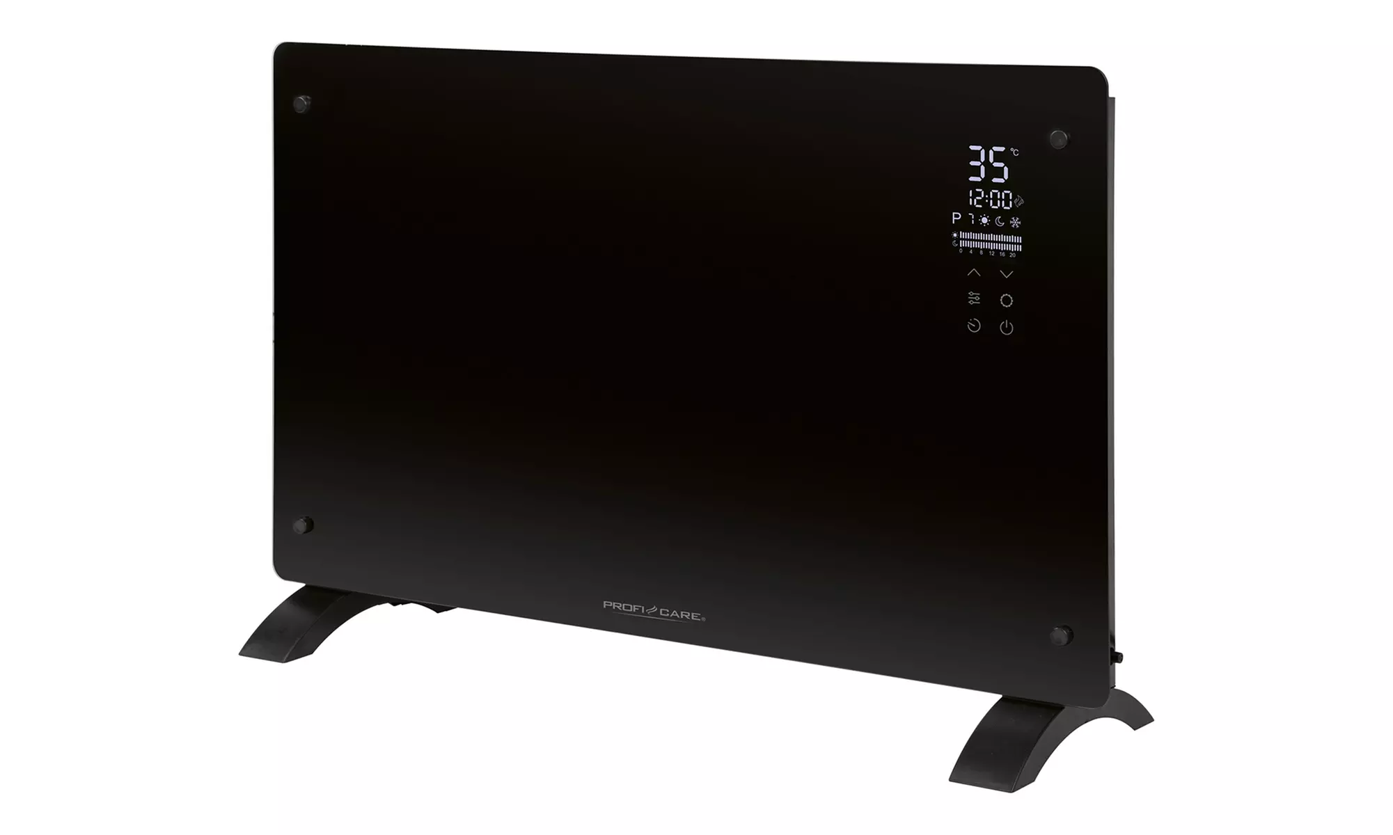 Chauffage électrique avec façade en verre Proficare