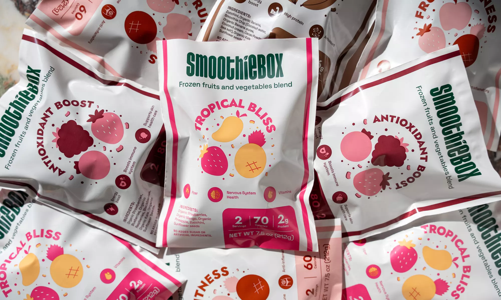 SmoothieBox: Grab Fill-the-Freezer Kits, Berry Best, & Daily Vitality Bundles! Organic, Healthy Pre-Portioned Smoothies
