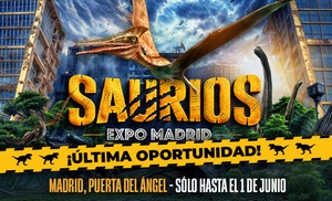 Adéntrate en un mundo único con 1 entrada a la exposición Saurios Adéntrate en un mundo único con 1 entrada a la exposición Saurios