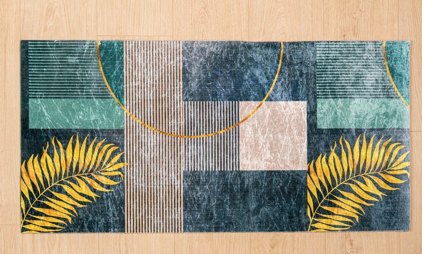 Image 23: Alfombra larga con tacto de terciopelo