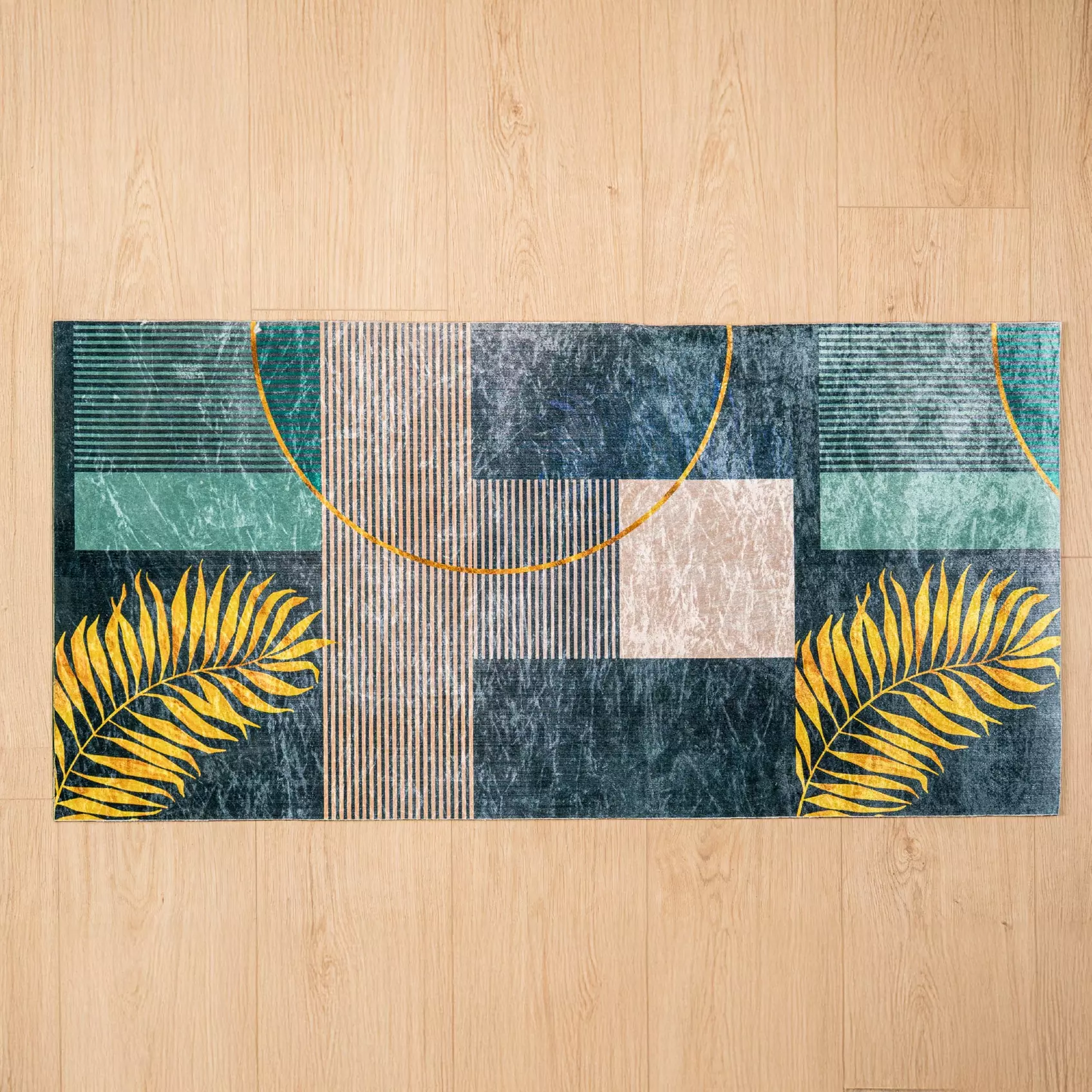 Alfombra larga con tacto de terciopelo